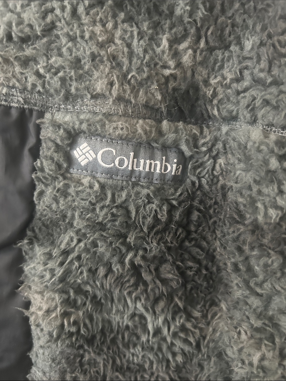 Columbia Men’s Black & Gray Sherpa Quarter-Zip Performance Jacket - Picture 2 of 6